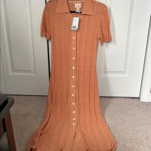 H&M Silk-blend Dress, Size Small, NWT